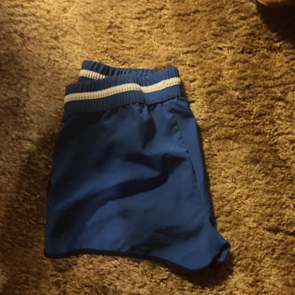 Fabletics blue athletic shorts